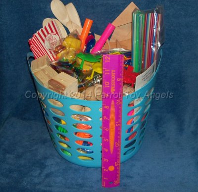 blue supply basket.jpg - Toy Making Supply Basket